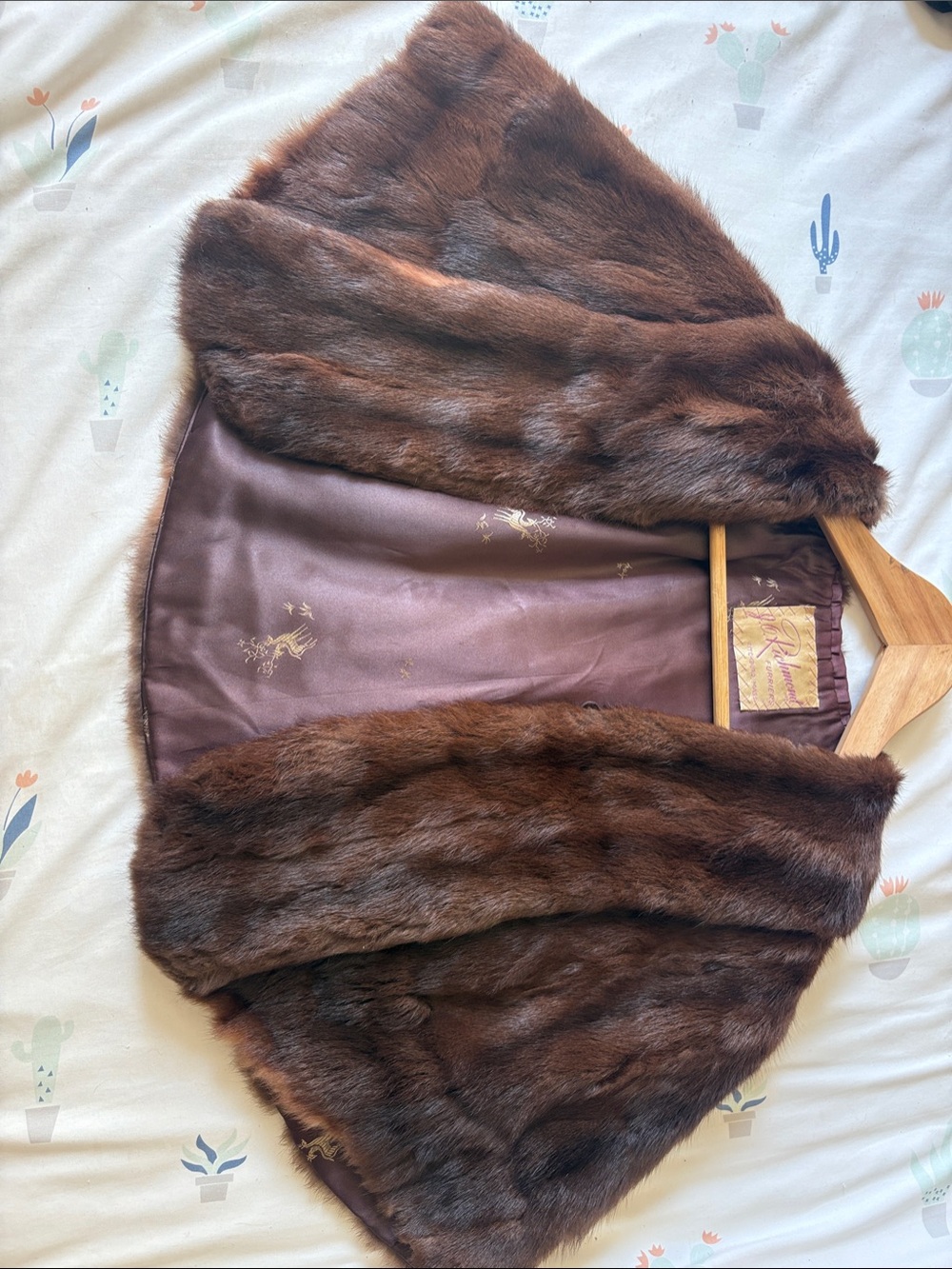 Women’s Brown Fur Shrug Jacket